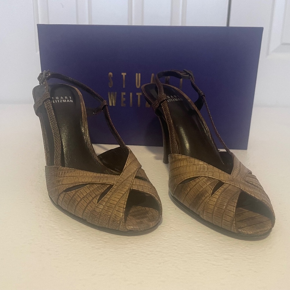 Stuart Weitzman Samarra slingback sandals